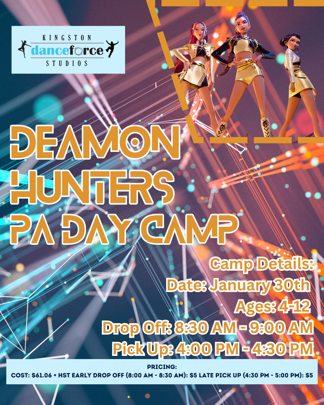 Yellow and Purple Geometric K-Pop World Festival Poster - 1